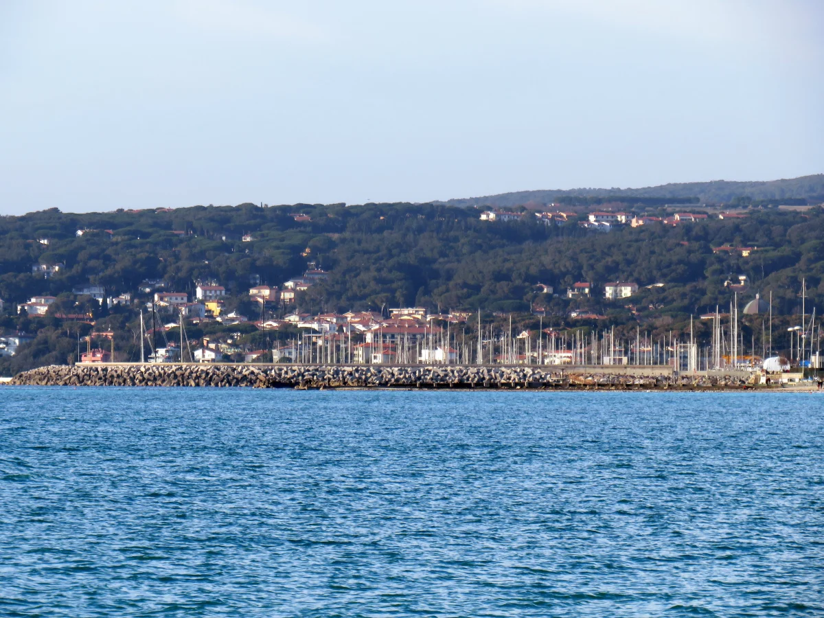 Blick auf die Küste von Castiglioncello
