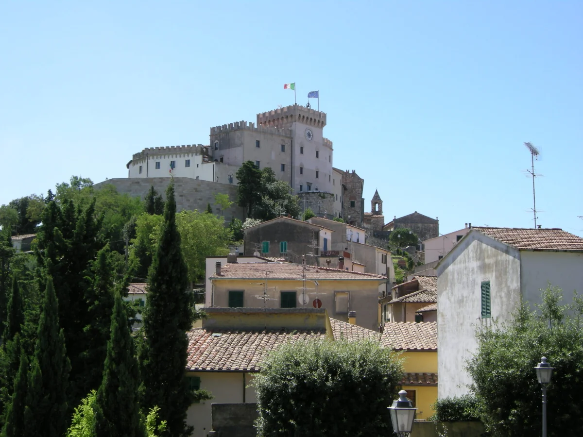 View of the Castiglioncello coast