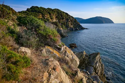 View of the Castiglioncello coast